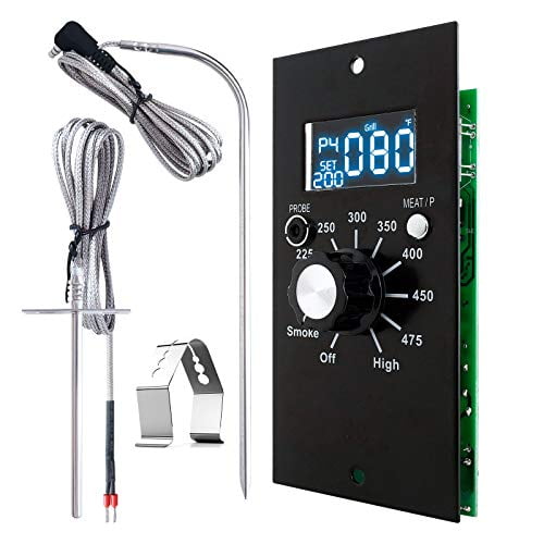 Digital Control Board for Pit Boss Pellet Grill Replacement Parts, Thermometer Controller Panel Meat Probe Kit$$Garden & Patio