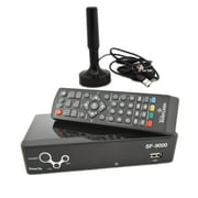 Digital Converter Box Set-top Tuner Over The Air Free TV Receiver with HDMI/RCA/USB/RF Recording 1080 Resolution MP4 Player + Indoor Or Outdoor 360 Reception TV Antenna with Antenna Combo