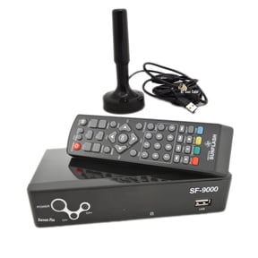Digital Converter Box Set-top Tuner Over The Air Free TV Receiver with HDMI/RCA/USB/RF Recording 1080 Resolution MP4 Player + Indoor Or Outdoor 360 Reception TV Antenna with Antenna Combo