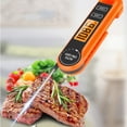 thumbnail image 1 of Digital Cooking Thermometer for Bread Baking, Food and Water Temperature Measurement. Waterproof and Long Stem with Meat Temp Guide, Display with Backlit, 1 of 8
