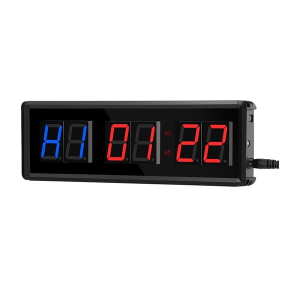 Digital Countdown Clock Stopwatch With Remote LED Interval Timer Clock For Home Gym Fitness Stopwatch Fitness Equipment ,Multi-Functional