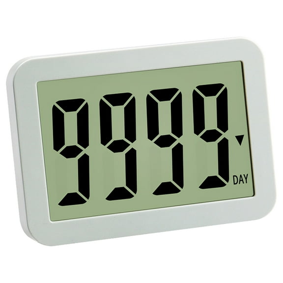 Digital Countdown Days Timer Clock 9999 Days CountDown Timer for Retirement Wedding Vacation Birthday Exam Lab