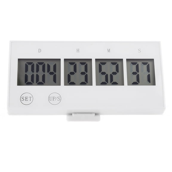Digital Countdown Days Timer Upgraded Big Days Count Down Clock Suitable for Vacation Retirement Wedding 2 Colors