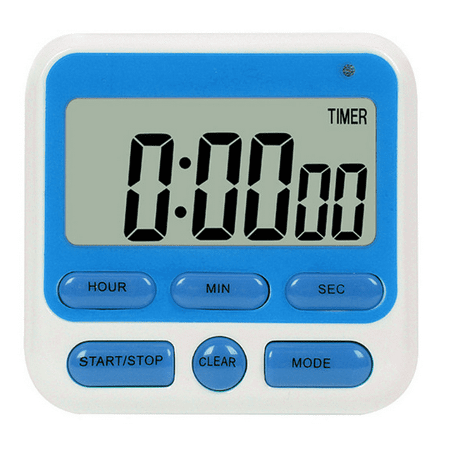 Digital Countdown Kitchen Timer -Count Up Down Magnetic Timer Clock for ...