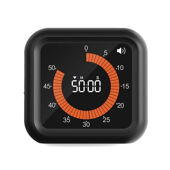 Digital Countdown Timer Space Saving Bathroom Visual Clock, Timekeeping ...