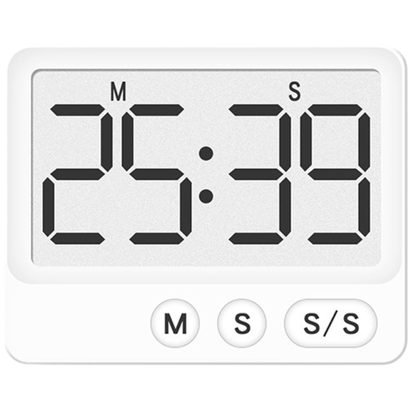 Digital Countdown Timer with Magnetic Base and Large Clear LCD Display