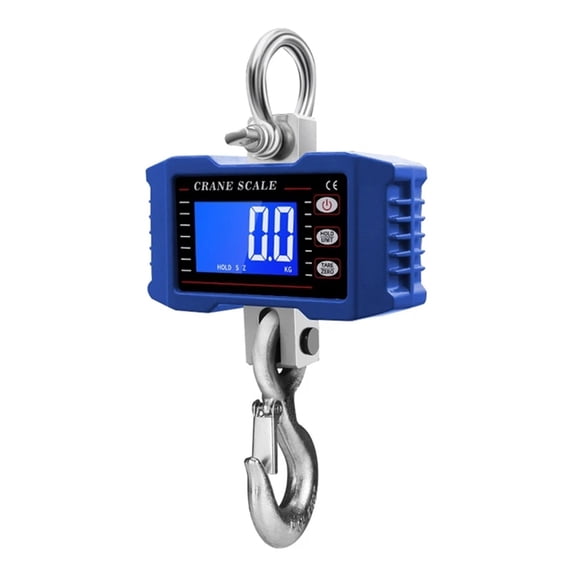 Digital Crane Scale 1000Kg Digital Hanging Scale Industrial Heavy Duty Crane Scale For Farm,Factory,Construction ,Multiple Functions