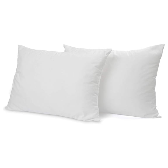Digital Décor Cluster Fiber Pillow White Down Pillows Hypoallergenic Polyester Filled Soft Fluffy for Bed Support Standard Size - Set of 2