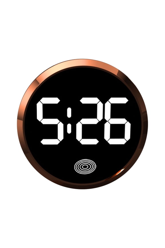 Digital Dashboard Car Clock LED Display Stick On Vibration Activated Watch Small Battery Powered Easy Install Universal for Car Bike Office Studio Home Time Keeping Gift