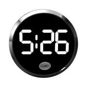 Digital Dashboard Car Clock, Stick On Clock for Car Dashboard, Automotive Digital Clock, with LED Time Display, Activated Watch With LED Time Display For Car Bike