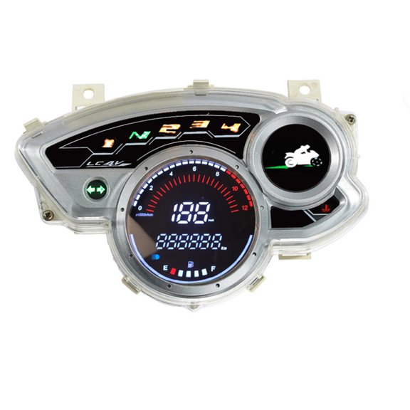 Digital Dashboard Odometer Instrument Cluster For X1R 135 Motorbike With Gear Indicators And Low Fuels Warning