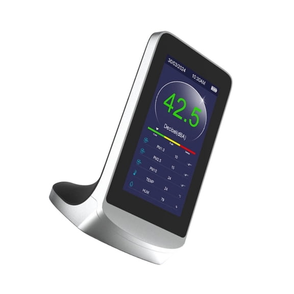 Digital Decibel Meter Noise Decibel Meter and Detectors for PM 1.0 PM2.5 PM10 Temperature Humidity