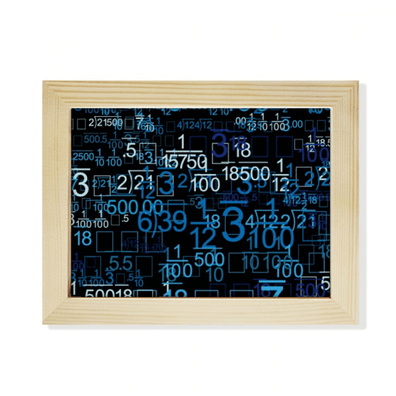 Digital Decimal Illustration Science Technology Desktop Photo Frame Picture Art Decoration Painting 6x8 inch