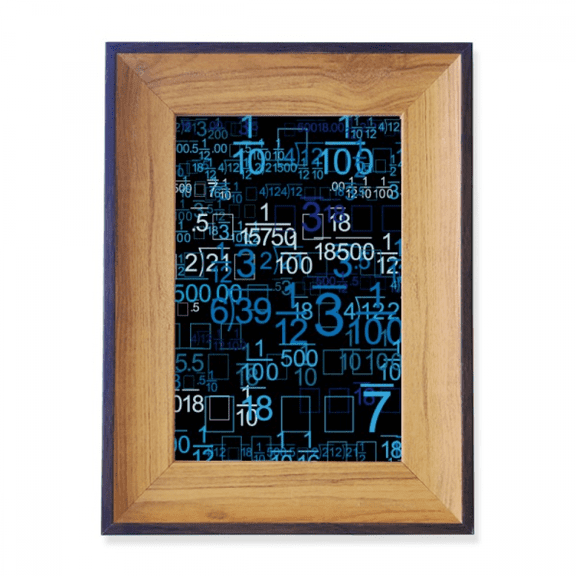 Digital Decimal Illustration Science Technology Photo Frame Exhibition Display Art Desktop Painting