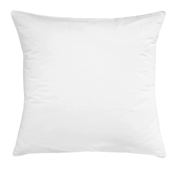 Digital Decor Pillow Insert Sham, Standard/White (12" x 12", Single Pack)