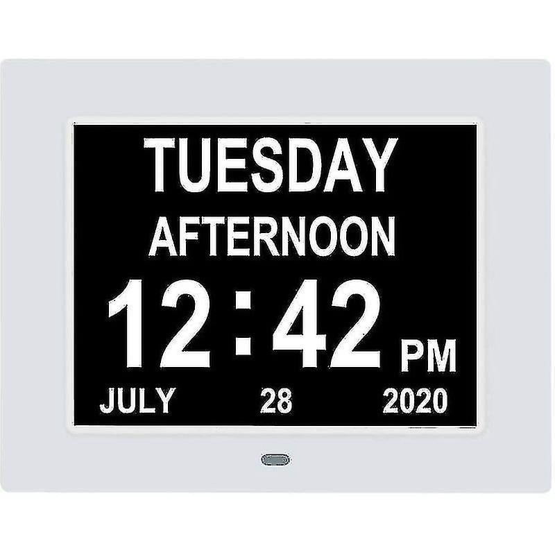 Digital Dementia Clock Calendar Clock Day Date Clock Large Display ...