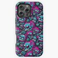 thumbnail image 1 of Digital Demons Geometry Dash Gamer Phone Case for iPhone 16 15 14 13 12 11 Pro Max, 1 of 2