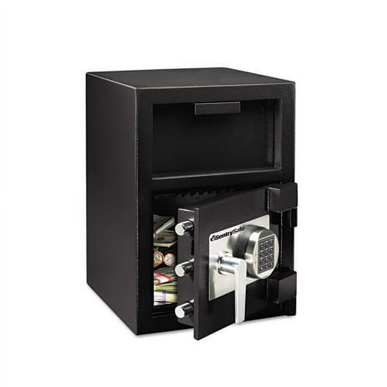 Digital Depository Safe, Extra Large, 1.3 cu ft, 14w x 15.6d x 24h, Black Digital Depository Safe, Extra Large, 1.3 cu ft, 14w x 15.6d x 24h, Black