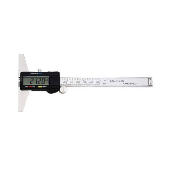 Digital Depth Caliper Electronic Depth Gauge Caliper Depth Rule 0-150Mm