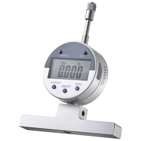 Digital Depth Micrometer 0-22", 0.0005" Resolution, 4 Anvils for Groove Step Hole