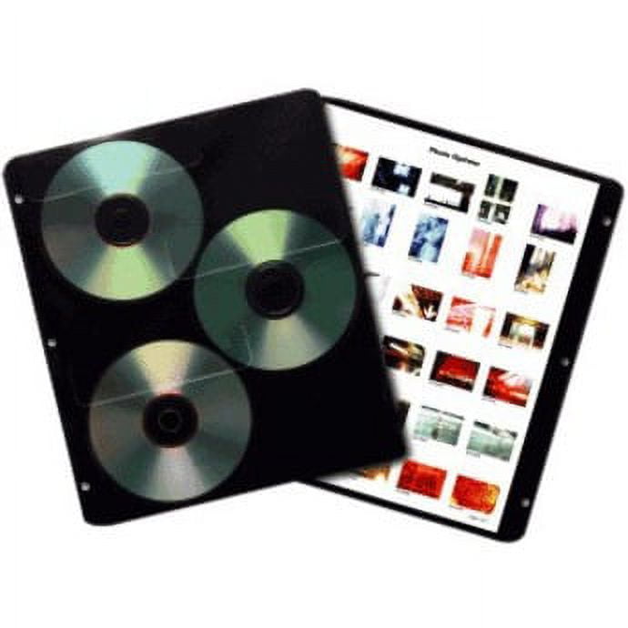 Itoya DS-4 Art Profolio Digital Disc Storage Sheets 8.5x11in. 4 Sleeves ...