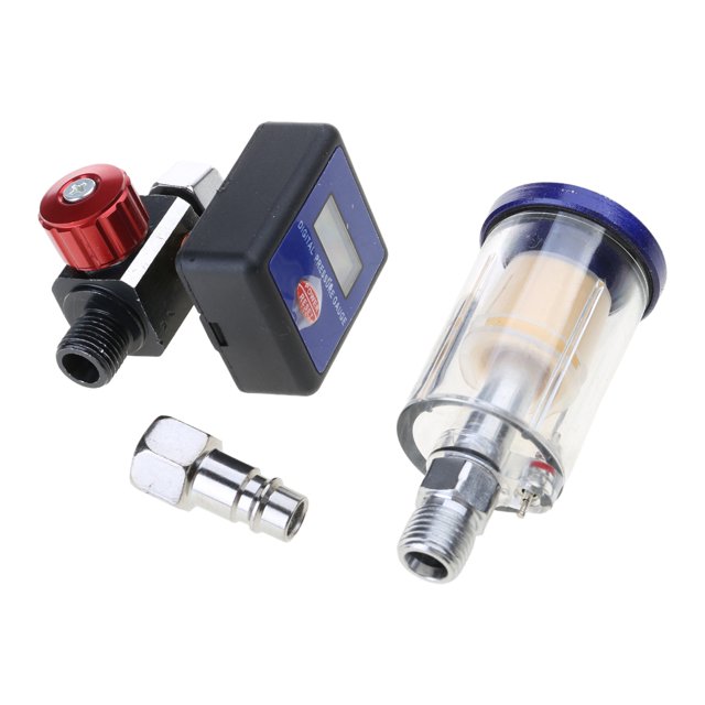 Digital Display Air Pressure Regulator Control Meter With Integrated