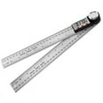 thumbnail image 1 of Digital Display Angle Ruler,2-In-1  Ruler & Digital Angle Finder Protractor, (Stainless Steel-300MM), 1 of 7