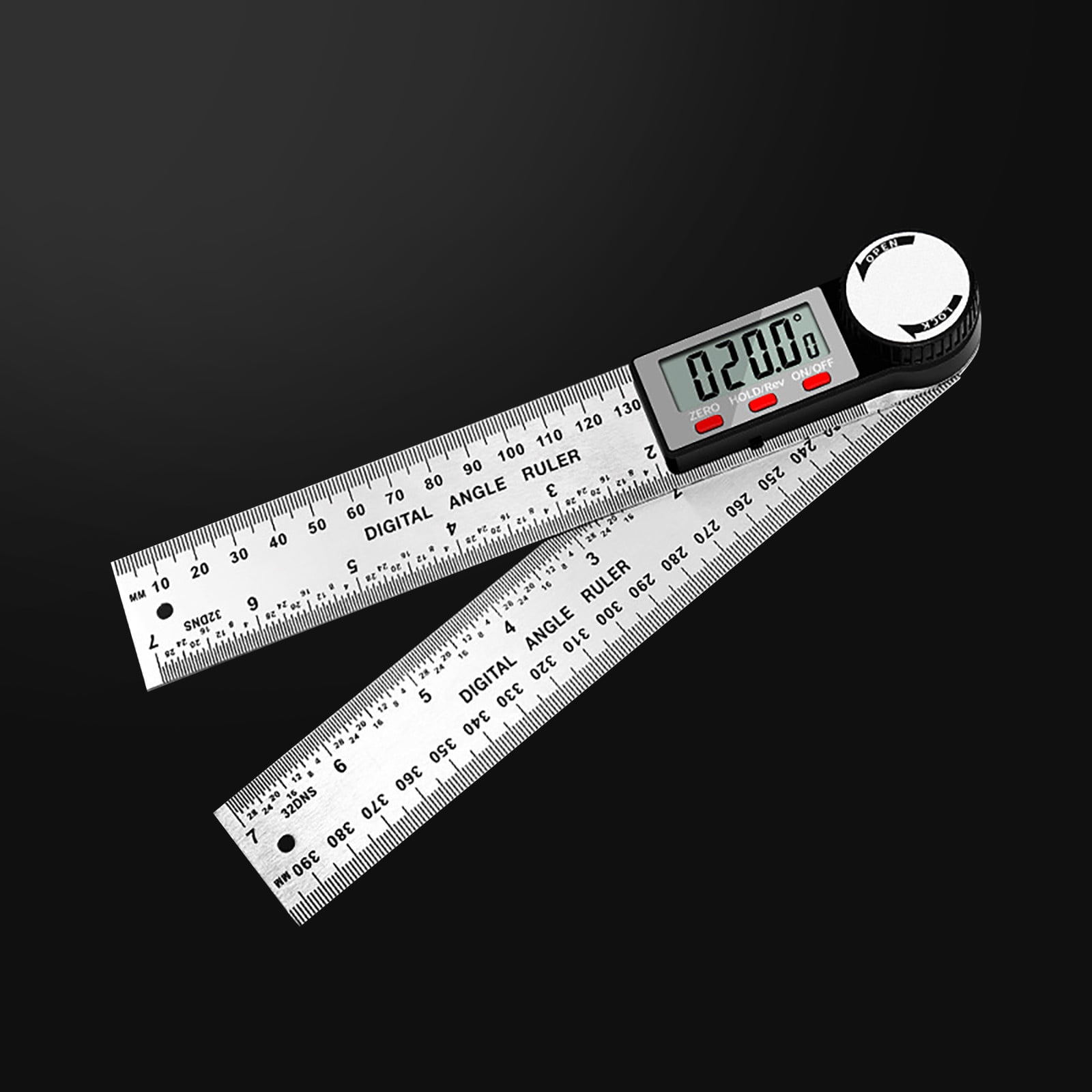Digital Display Angle Ruler 2024 New 2 In 1 Precision Ruler & Digital