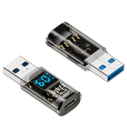 Digital Display Converter Head TYPE-C to USB Supports OTG Data Transfer 60W