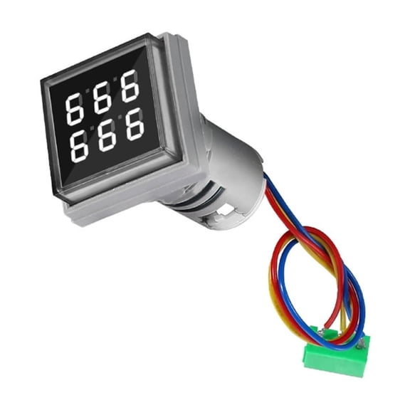 Digital Display Counter 22mm Hole Mount Square Counter Meter 6 Digit 0-999999 AC220V Count Meter with Ventilation Hole