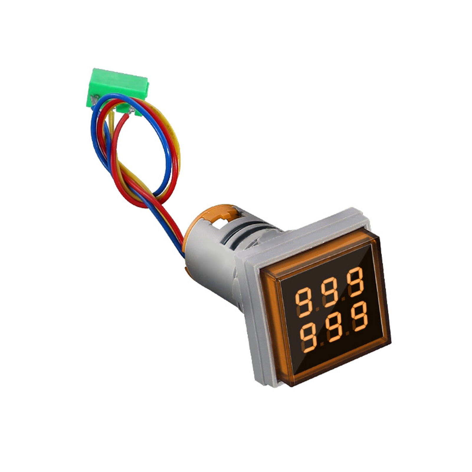 Digital Display Counter 22mm Hole Mount Square Counter Meter 6 Digit 0 ...