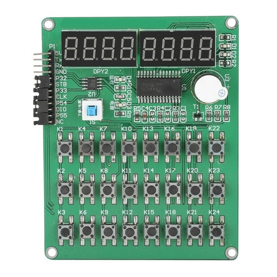 Digital Display Development Board 24 Keyboard Scanning Professional Display Control Module