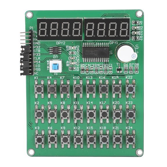 Digital Display Development Board 24 Keyboard Scanning Professional Display Control Module