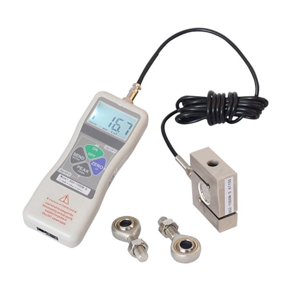 Digital Display External Push-pull Dynamometer External Dynamometer High Precision DS2-S 0-5000N S-type Digital Push Force Meter ,Simple