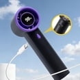 thumbnail image 1 of Digital Display Fan, 199 Speed Digital Display Brushless Mini Fan, USB Charging Portable High Speed Handheld Fan, Personal Cooler for Home Office and Outdoor, 1 of 8