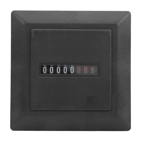 Digital Display Hour Meter AC 220240V 50Hz Timer Tools for Engineering Machinery