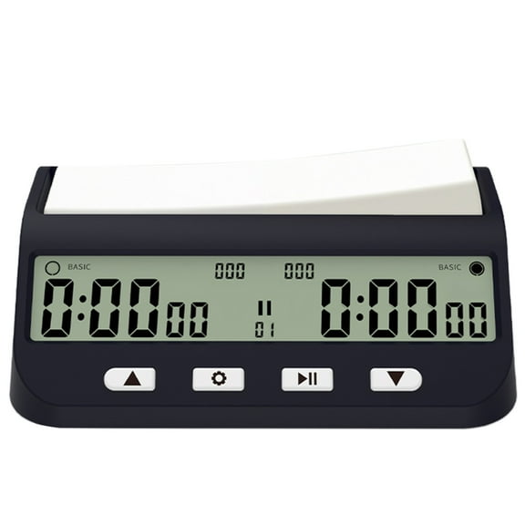 Digital Display International Chess Timer Chess Clock Digital Timer Count Down Game Timer Portable Timer for Board Game