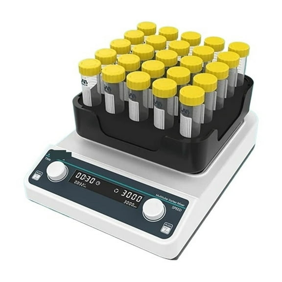 Digital Display Multi-tube Vo-rtex Mixer Laboratory Multi-sample Shaker Laboratory Equipment Oscillator 3000rpm ,Easy to Operate