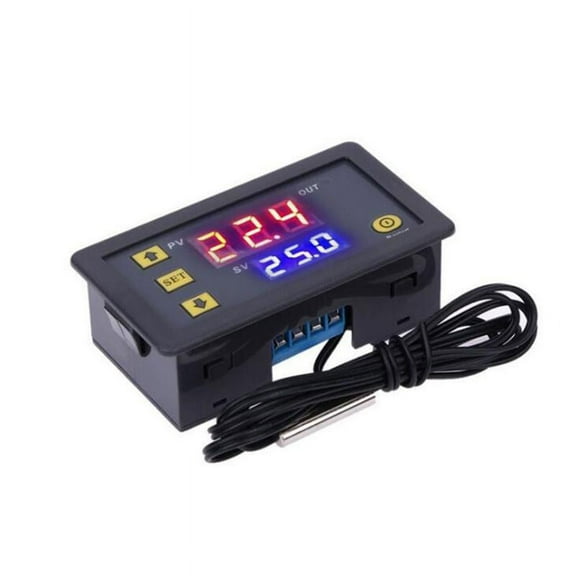 Digital Display PID Temperature Controllers Thermostat Regulator for DC5V-24V Thermocouple for Baking Oven