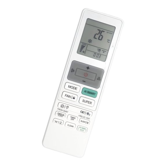 Digital Display Remote Control With All Function Button for RTY2-2 Series Air Conditioners