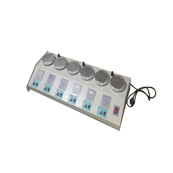 Digital Display Six-connected Magnetic Stirrer ,Versatile and Efficient