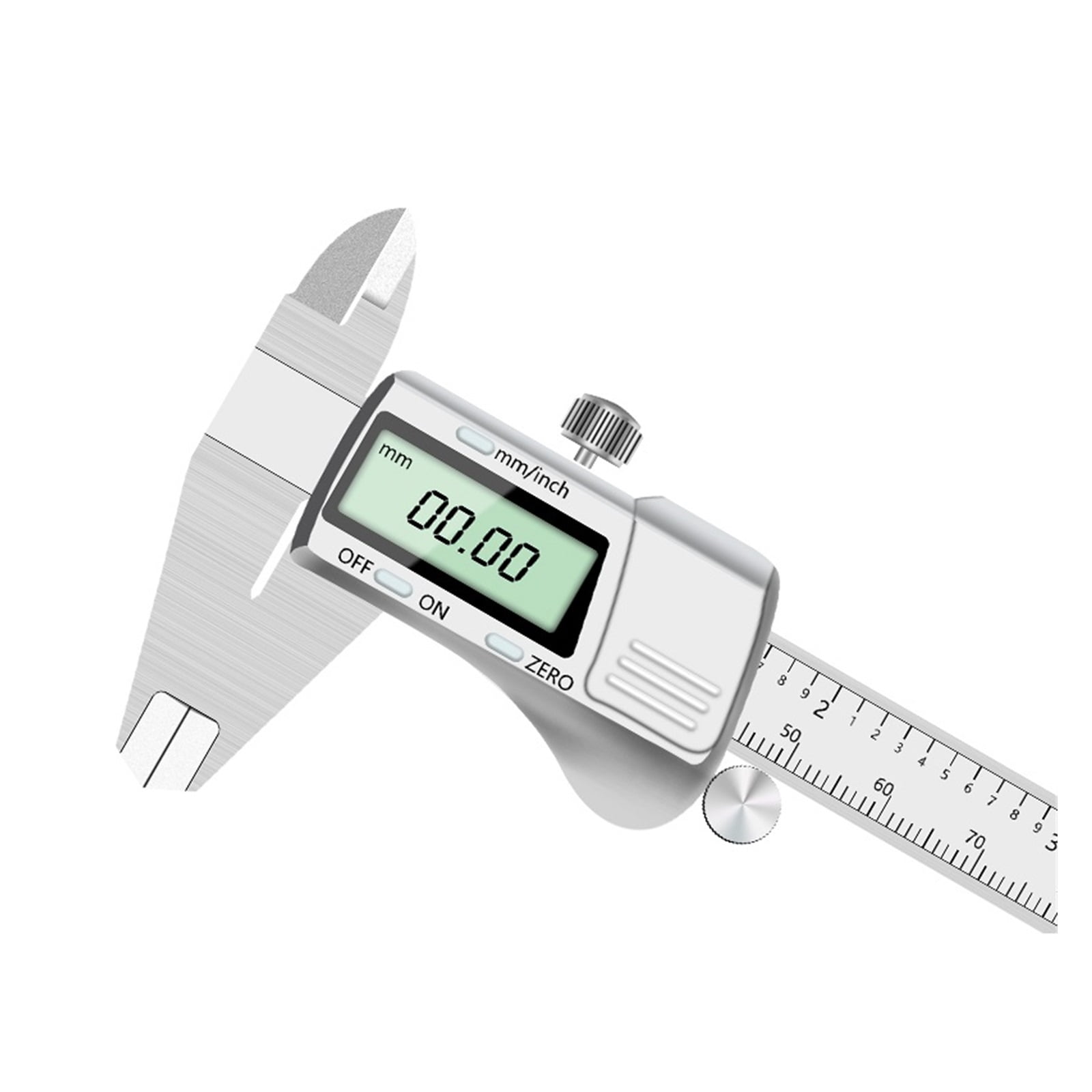 Digital Display Stainless Steel Calipers 0-150mm LCD Electronic Vernier Caliper Metal Micrometer Measuring ,Easy to Use