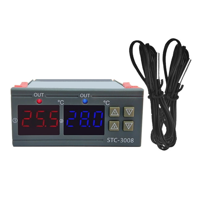 Digital Display Temperature Controller Microcomputer Intelligent Dual ...