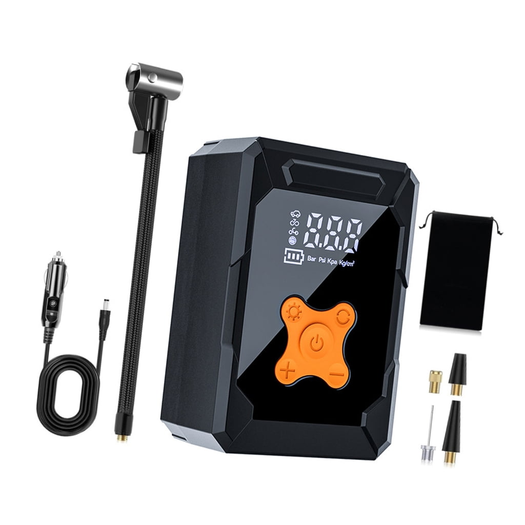 Digital Display Tire Inflator with Backlight Flashlight Power Banks ...