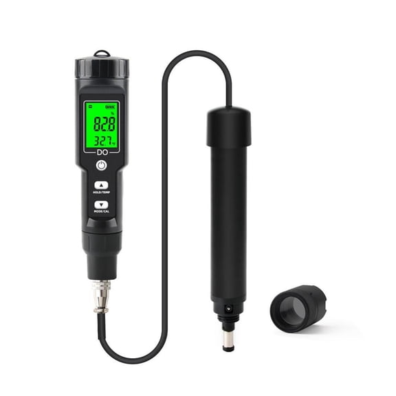 Digital Dissolved Meter 0.0-40.0 /L Waterproof ATC 0.0-300.0% DO Tester Water Quality Detector