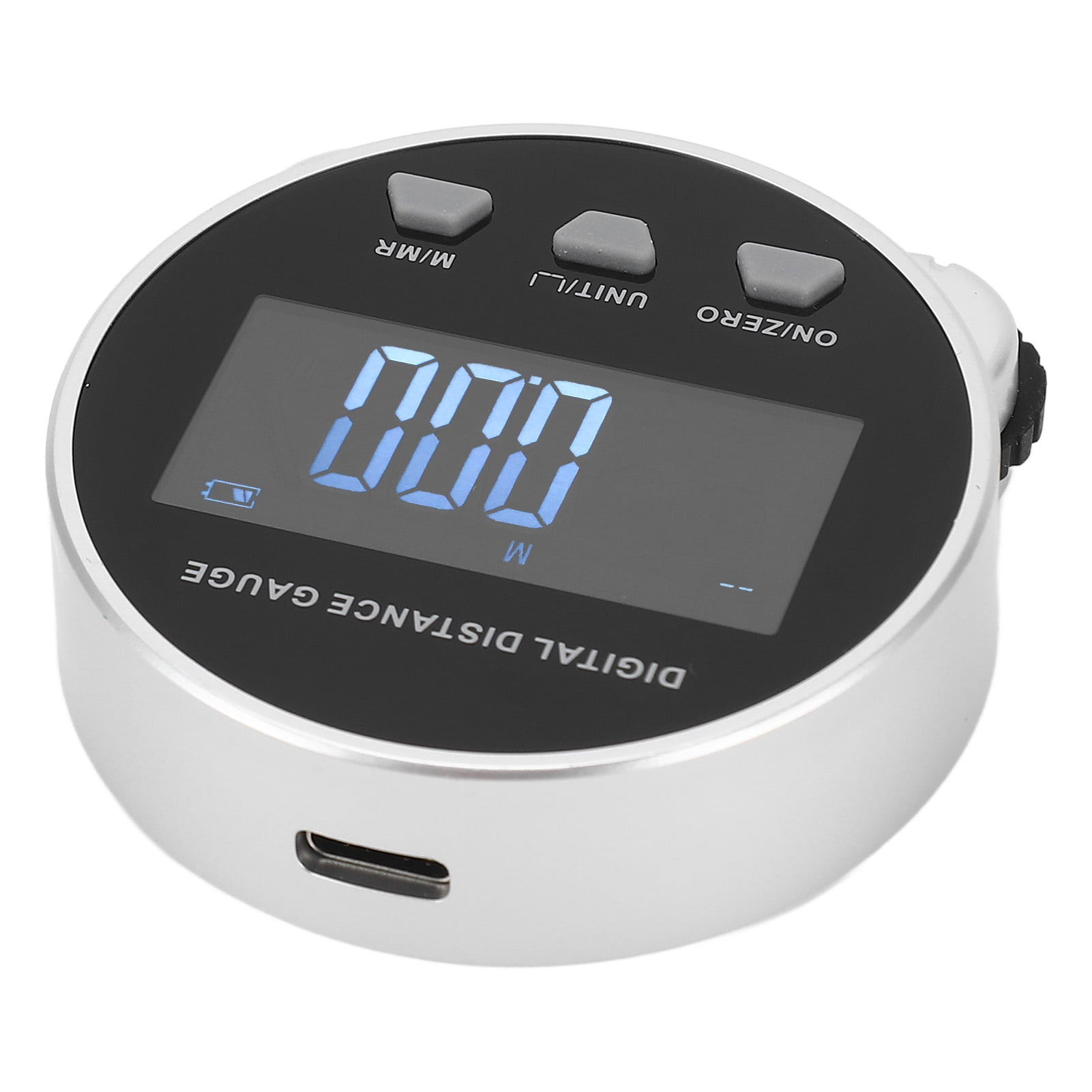 Digital Distance Gauge, 0199.999m LCD Screen Rolling Distance