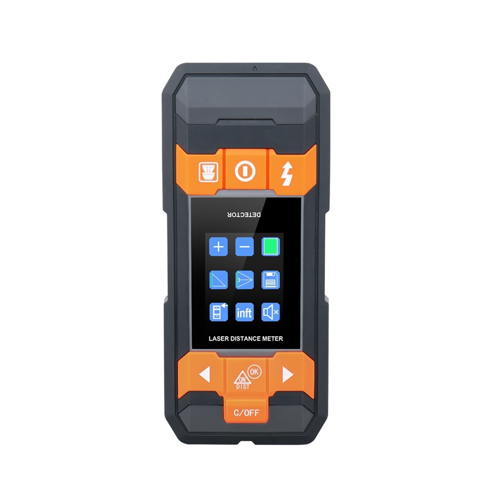 Digital Distance Meter Stud Finder AC Wire Tracker Wall Scanner Wood Moisture Meter Rangefinder Tape Metal Detector ,Accurate and Quick - 210DR