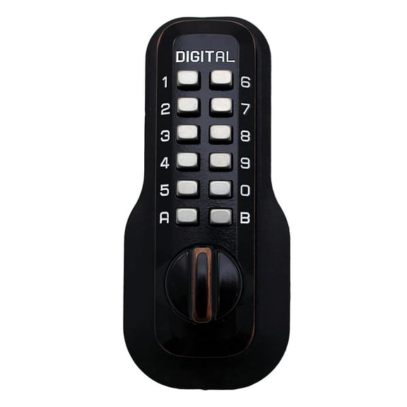Digital Door Lock M210 Mechanical Keyless Deadbol,t Oil Rubbed Bronze