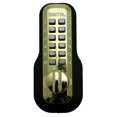 thumbnail image 1 of Digital Door Lock M210 Mechanical Keyless Deadbolt, Bright Brass, 1 of 4