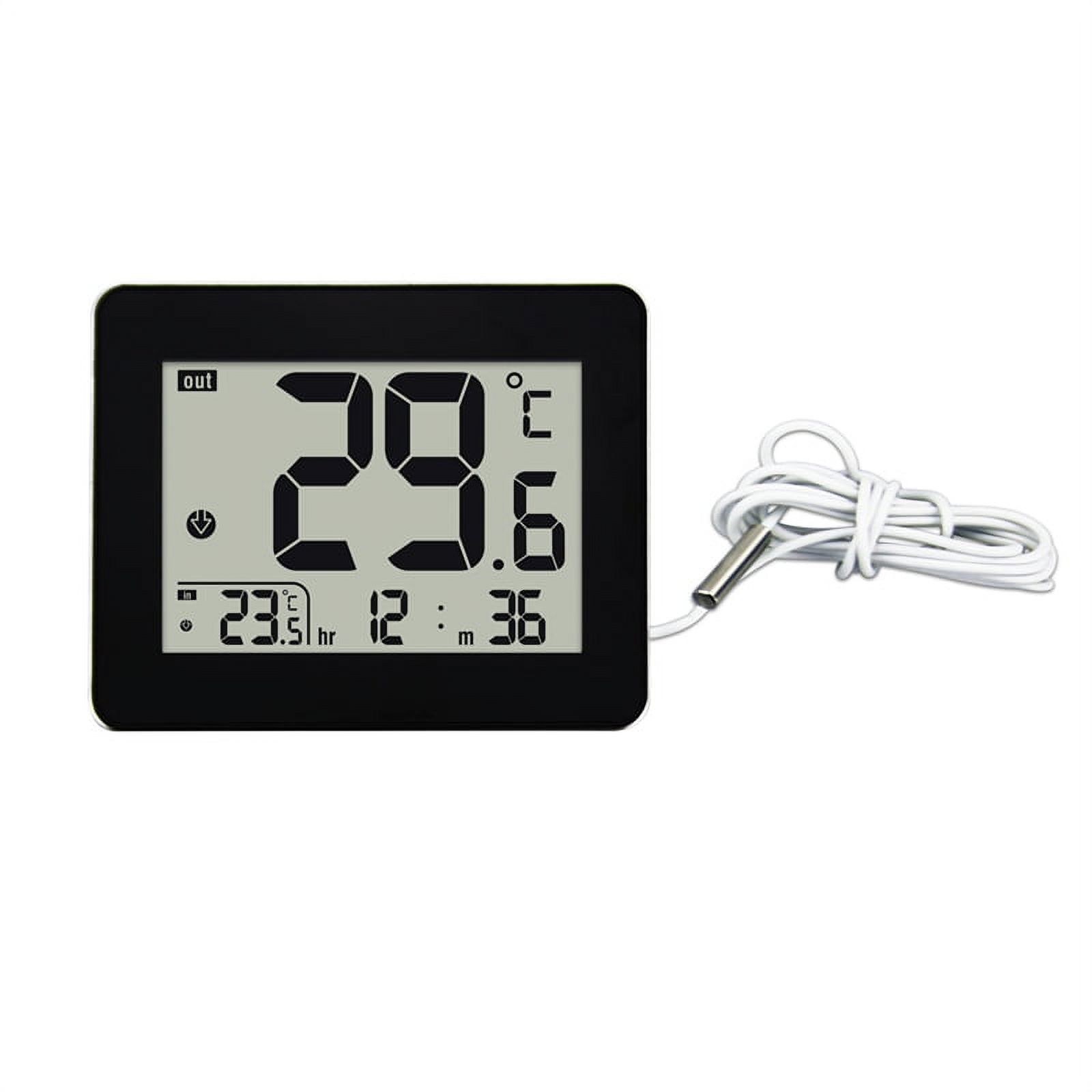 Digital Double Thermometer Outdoor Indoor Thermometer Elderly Children